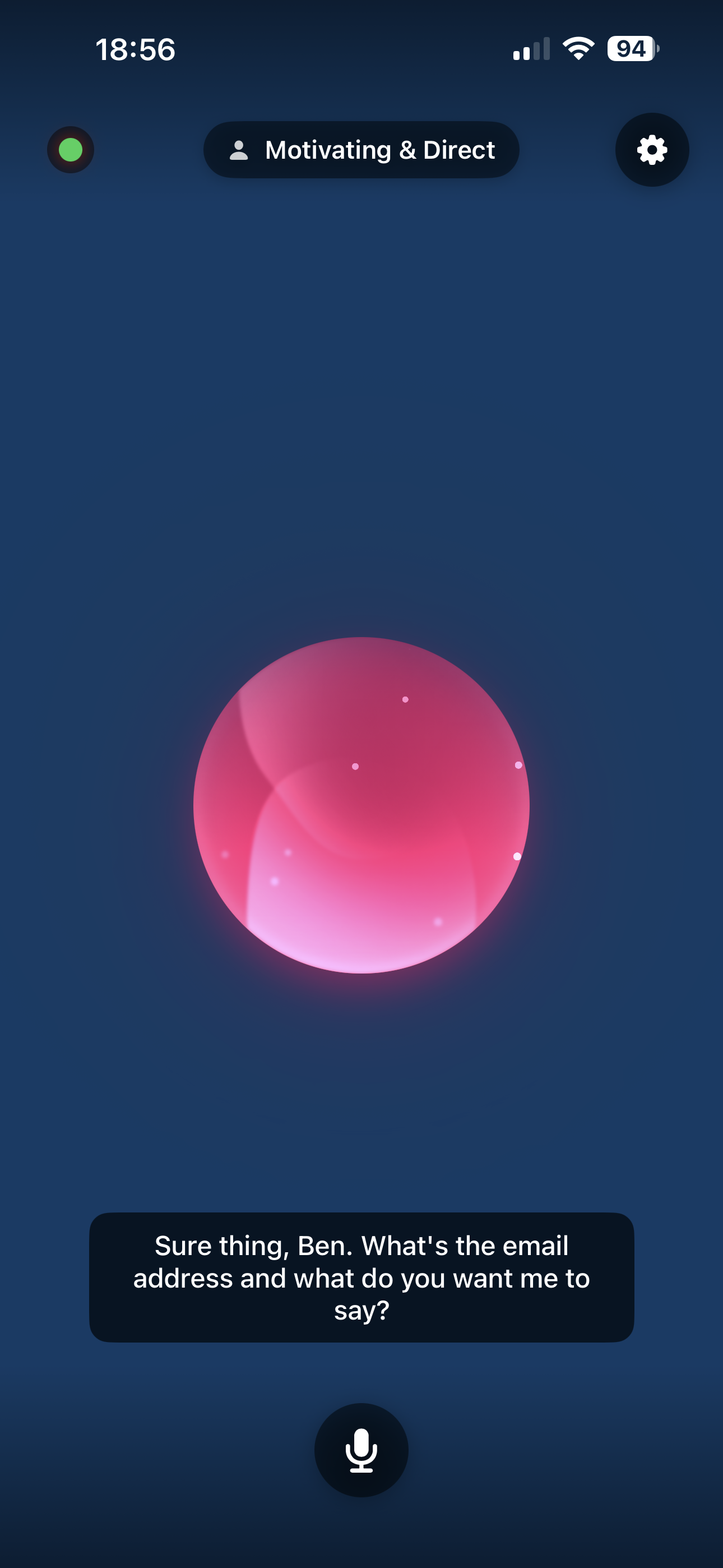 Chitin Phone landscape hands-free mode